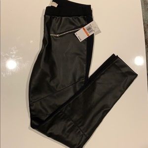 Michael Kors Faux Leather Leggings